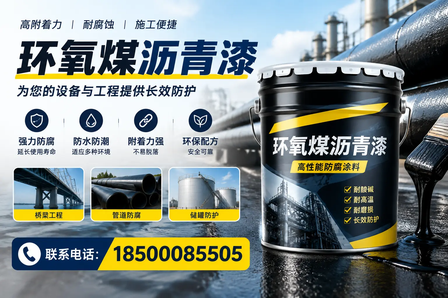 环氧煤沥青漆与其他涂料的对比分析,助力咸宁企业决策